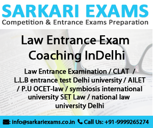 Best Law Entrance Coaching in Noida, 
Law Entrance Coaching in Laxmi Nagar, 
Law Entrance Coaching in Nirman Vihar, 
Top 5 Institute of Law Entrance in Ghaziabad